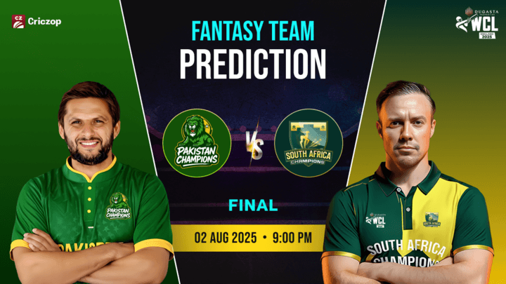 Pakistan Champions vs South Africa Champions Final Dream11 Team
